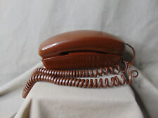 Vintage American Bell Trimline Western Electric Brown Push button Phone picture