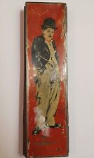 1920s Red Charlie Chaplin Pencil Tin by  Henry Clive. Beautebox Canco.  Antique picture