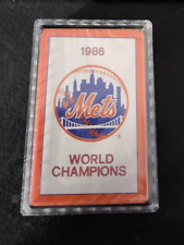 Mets - 1986 World Champions Deck of Cards - in original shrink wrap & case picture