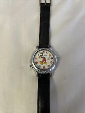 Vintage Lorus Mickey Mouse Musical Watch Plays Its a Small World -working picture