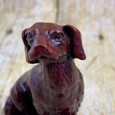 Red Resin Spaniel Dog Figurine Puppy Lover picture