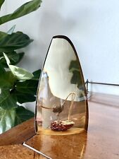 Handmade 1970s Bird in Lucite Paperweight Resin Vintage MCM picture