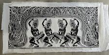 Cambodian Temple Rubbings • Five Dancers • 2 Prints picture