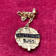 1958 Vintage School Medals SALUTATORIAN From SJGS Pin Gold picture