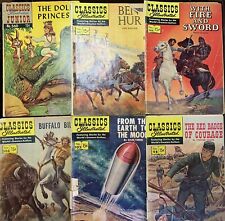 Classics Illustrated Comic Lot 98 105 106 146 147 560 (6 Books) 1953 picture