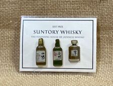 3 Suntory Whisky Japan Yamazaki Toki Hakushu Hibiki Enamel Lapel Pins Whiskey picture