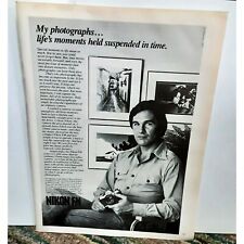1978 Nikon FM Camera Original Print Ad vintage picture