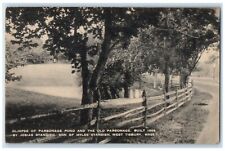 1937 Glimpse Parsonage Pond Old Josias Myles West Tisbury Massachusetts Postcard picture