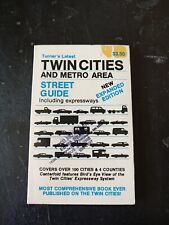RARE VTG 1963 TURNER'S LATEST Twin Cities & Metro Area STREET GUIDE MSP MN Maps picture