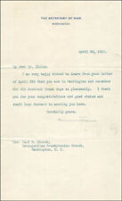 NEWTON D. BAKER - TYPED LETTER SIGNED 04/24/1916 picture