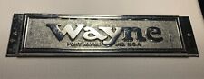 Wayne Gas 60 Pump Name Plate Tag Parts Gas Collectible picture