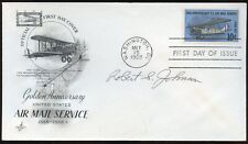 Robert S. Johnson d1998 signed autograph auto First Day Cover WWII ACE USAAF picture