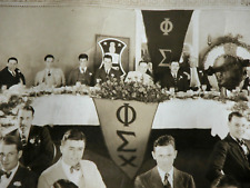 Photograph Antique 1920s Alpha Alpha Epsilon Phi Sigma Chi Fraternity Initiation picture