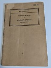 Vintage 1941 War Dept Technical Manual Aircraft Engines picture