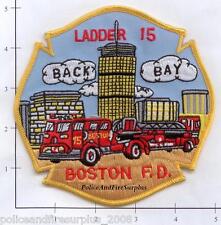 Massachusetts - Boston Ladder 15 MA Fire Dept Patch - Back Bay picture