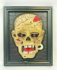 Vintage Halloween Animated Bloody Skull Zombie Pirate Great American Fun Corp  picture