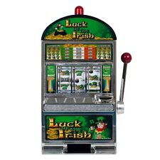 Large Luck of the Irish Slot Machine 15 Inch Kids Adult Savings Coin Bank picture