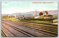 Ohio Bellaire Carnegie Steel Works Vintage Postcard picture