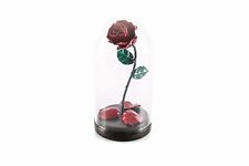 Forging Art Bcn Hand Forged Enchanted Rose in Beauty and the Beast Glass Dome... picture