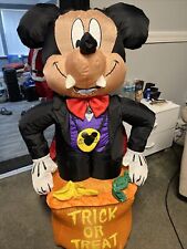 2004 Rare Mickey Mouse Trick Or Treat Halloween Inflatable picture