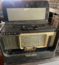 1950s Vintage Zenith Trans-Oceanic Wave Magnet Radio A600 w/ log book Works picture