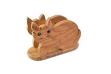 wooden napkin holder - cat picture