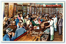 c1950's Guest Drinking Wine Sloppy Joe's Bar Havana Cuba Posted Vintage Postcard picture