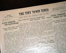 Very Rare TINY TOWN 1st (Miniature Park) Springfield MO Missouri 1925 Newspaper picture