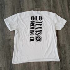 Brewery T Shirt Adult Mens XL Old Texas Brewing Co. Old Town Burleson White  picture