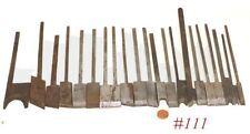 plane parts tool lot IRON WOODEN MOLDING PLANE CUTTERS IRONS rabbets others picture