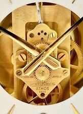 1970's LeCoultre Caliber/Model 528-8 15-Jewel Atmos Gold plated Clock-Working picture