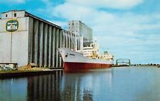 SS Fontenoy General Mills Grain Elevator Duluth-Superior Harbor Vtg Postcard D21 picture