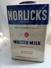 Horlicks Malted Milk 25 lb bulk square can, shiny nice shape picture