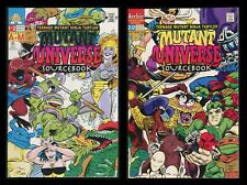 Teenage Mutant Ninja Turtles Mutant Universe Sourcebook Comic Set 1-2 Lot TMNT picture