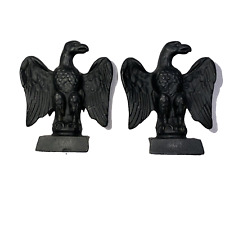 Vintage American Federal Style Cast Iron Eagle Bookends- a Pair picture