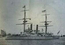1898 Admiral George Dewey Hero of Manila Bay Spanish American War illustrated picture