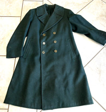 Civilian Conservation Corps CCC Green Wool Coat Vintage 30's Pea Coat Smith-Gray picture