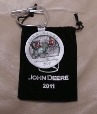 NEW - 2011 John Deere Pewter Christmas Ornament picture
