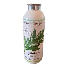 Vintage 1990 Crabtree & Evelyn 3.5 oz. Lily of the Valley Perfumed Talcum Powder picture