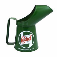 Classic Vintage Genuine Castrol Oil Pouring Pint Can in Green picture