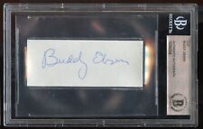 Buddy Ebsen signed autograph 1x3 cut Actor in The Beverly Hillbillies BAS Slab picture