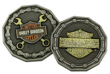 Harley-Davidson Chain & Wrench Challenge Coin | Antiqued Finish | 8008987 picture