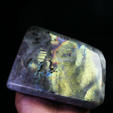 3.12lb Natural Labradorite Stone Crystal Gemstone Stone Chakra Reiki Palm Stone picture