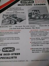 Owatonna 342 Mustang Loaders Sales Brochures, 2 items picture