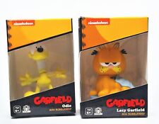 Lazy Garfield & Odie Mini Bobblehead Set By Culturefly picture
