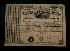 AUTHENTIC 1879  IRS TOBACCO DEALER'S LICENSE SIGNED BY COL CHARLES DELAND picture