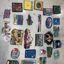 Vintage State Travel Rubber Magnets Souvenir Lot of 27 picture