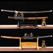 Handmade T10 Clay tempered Japanese Samurai Katana Tachi Sharp picture