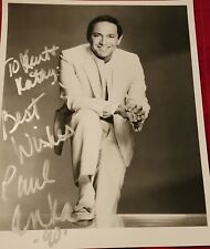 PAUL ANKA SIGNED AUTOGRAPH 8x10 PHOTO Made Out To Kurt & Kathy  picture