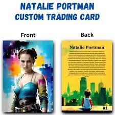 Natalie Portman Sketch Card Print - Exclusive Art Trading Card #1 PR500 picture